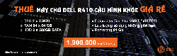 Thế Giới Số cho thuê máy chủ Dell R410 cấu hình khủng giá rẻ tại VNPT IDC và Viettel IDC
